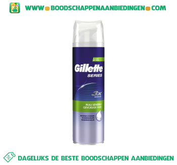 Gillette Series scheerschuim gevoelige huid aanbieding