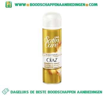 Venus satin care scheergel met olaz aanbieding