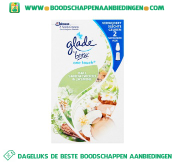 Glade by Brise One touch duo Bali navul aanbieding