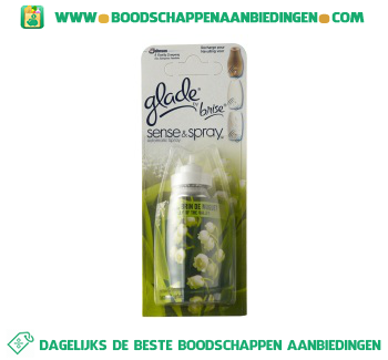 Glade by Brise Sense & spray lily navul aanbieding