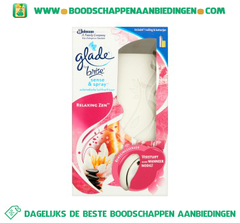 Glade by Brise Sense & spray lily start aanbieding