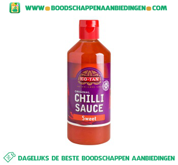 Go-Tan Chilli sauce sweet aanbieding