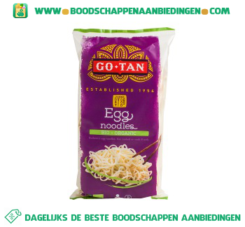 Go-Tan Egg noodles organic aanbieding
