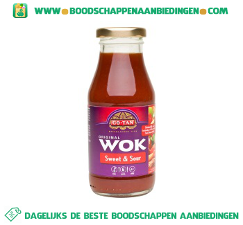 Go-Tan Woksaus sweet & sour aanbieding