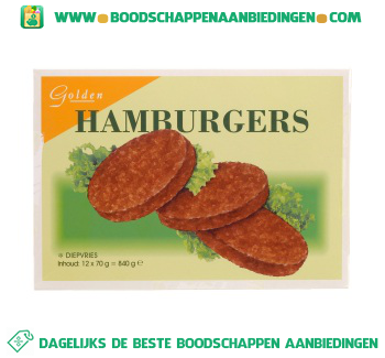 Golden Hamburgers aanbieding