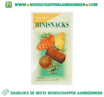 Golden Minisnacks aanbieding