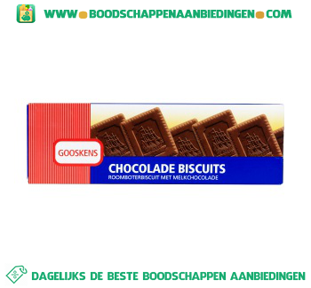 Gooskens Chocolade biscuits aanbieding