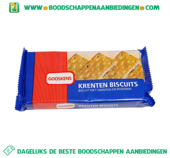 Krenten biscuits aanbieding