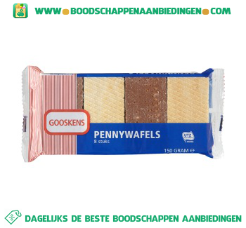 Gooskens Pennywafels aanbieding