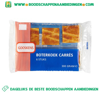 Gooskens Roombotercarrees aanbieding