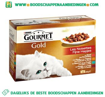 Gourmet Gold fijne hapjes 12-pak aanbieding