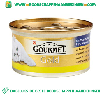 Gold fijne mousse met kip aanbieding