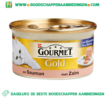 Gold fijne mousse met zalm aanbieding