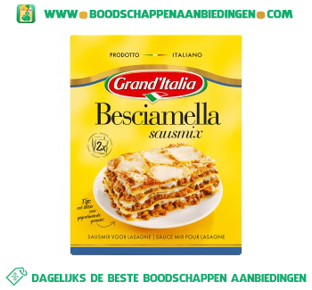 Besciamella sausmix aanbieding