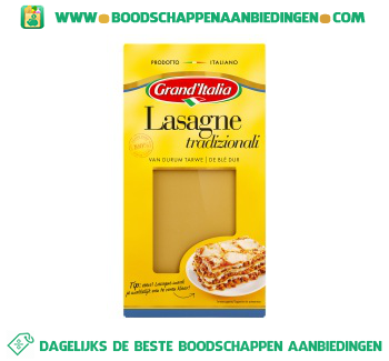 Grand’Italia Lasagnebladen tradizionali aanbieding