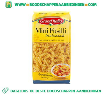 Grand’Italia Mini fusilli tradizionale aanbieding