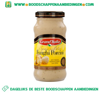 Grand’Italia Pastasaus funghi porcini aanbieding