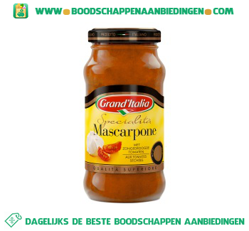 Pastasaus mascarpone aanbieding