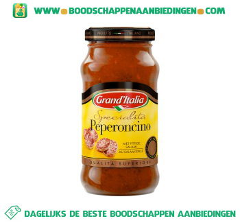 Grand’Italia Pastasaus peperoncino aanbieding