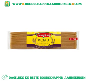 Spelt spaghetti aanbieding