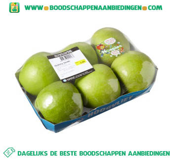 Granny smith appels op schaal aanbieding