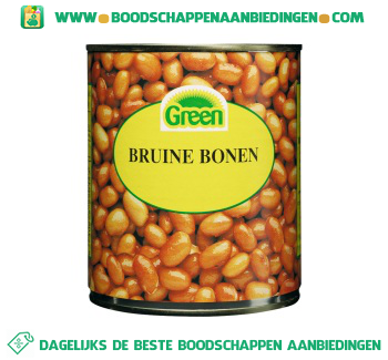 Green Bruine bonen aanbieding