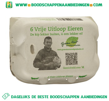 Vrije uitloop eieren aanbieding