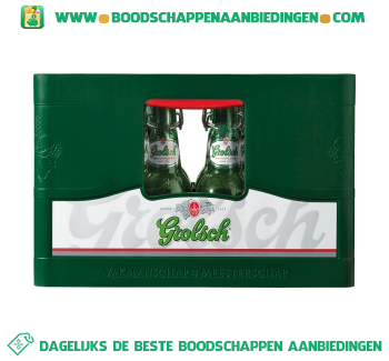 Grolsch Beugel krat 16 flesjes 0.45 liter aanbieding