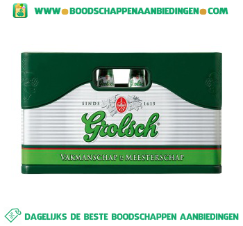 Grolsch Krat 24 flesjes 0.30 liter aanbieding