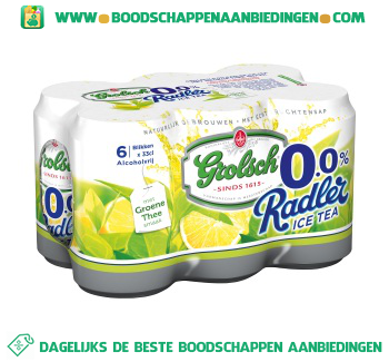 Radler ice tea 0,0% aanbieding