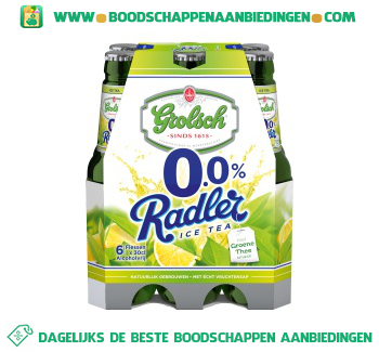 Grolsch Radler ice tea aanbieding