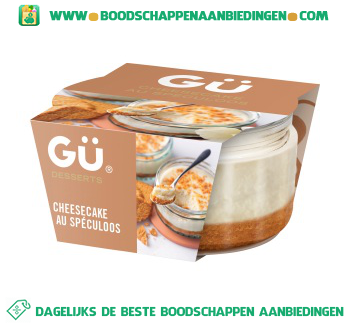 Gü Speculoos cheesecake aanbieding