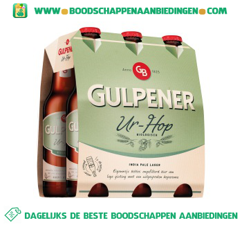 Gulpener Biologisch Ur-Hop pak 6 flesjes aanbieding