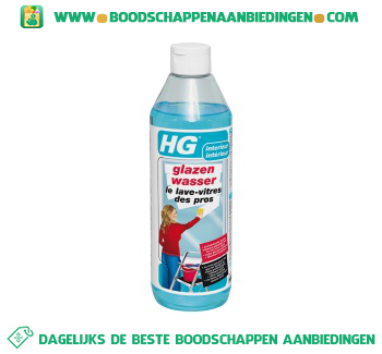 HG Glazenwasser aanbieding