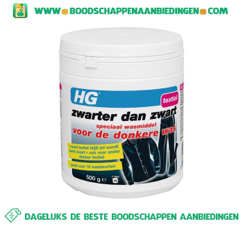 HG Wasmiddel zwarter dan zwart aanbieding