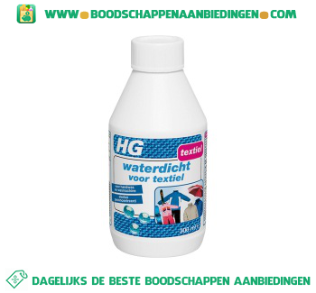 HG Waterdicht voor textiel aanbieding