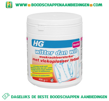 HG Wit vlekoplosser totaal aanbieding