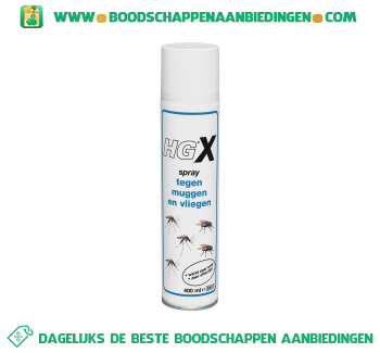 HG X spray tegen muggen aanbieding