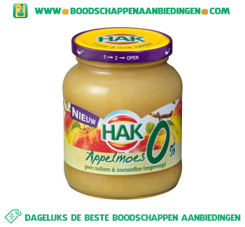 Hak Appelmoes 0% aanbieding