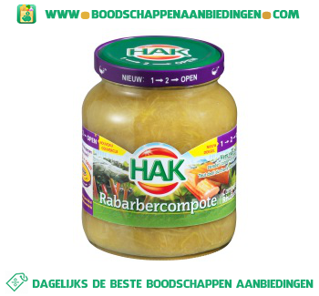 Rabarbercompote aanbieding