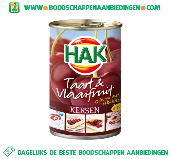 Hak Vlaaifruit kersen aanbieding