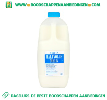 Halfvolle melk aanbieding