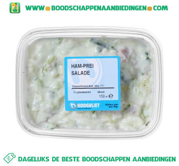 Ham-prei salade aanbieding