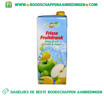 Hardthof Fruitdrank appel-druif aanbieding