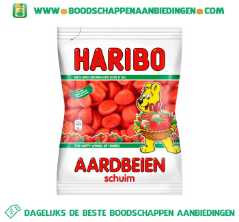 Aardbeien schuim aanbieding