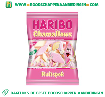 Haribo Chamallows ruitspek aanbieding