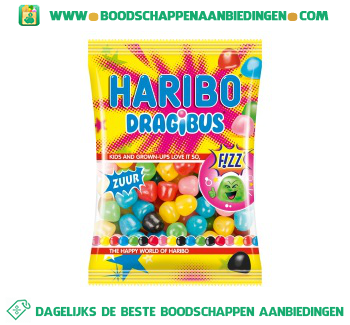 Haribo Dragibus fizz aanbieding