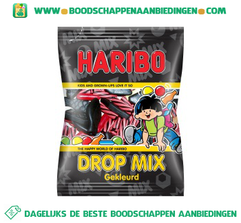 Haribo Dropmix gekleurd aanbieding