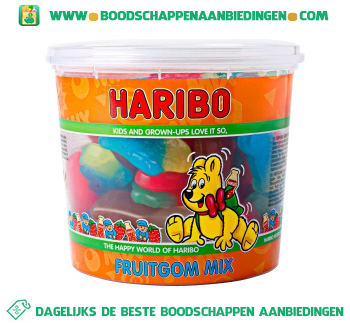 Haribo Fruitgom mix aanbieding