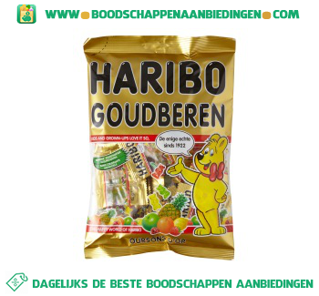 Haribo Goudberen uitdeelzak aanbieding